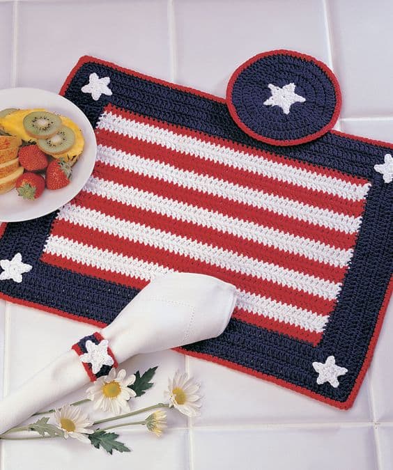 Free Flag Crochet Patterns - Crochet 365 Knit Too