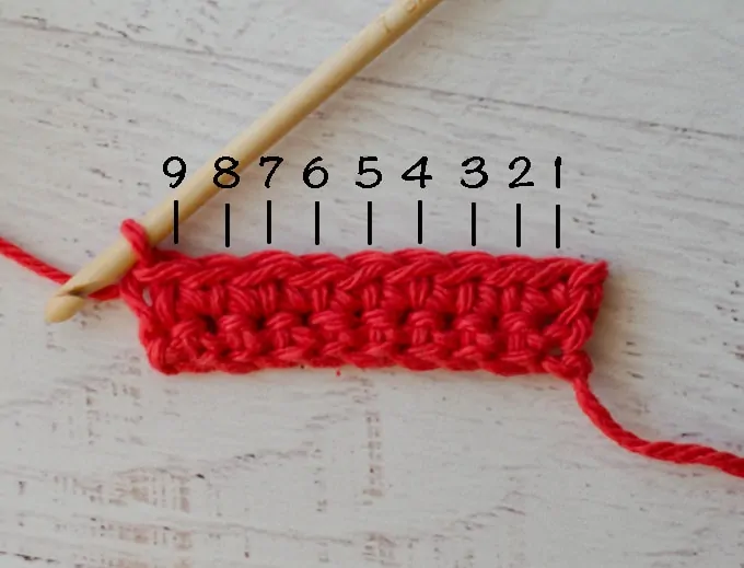 How to Count Single Crochet Rows