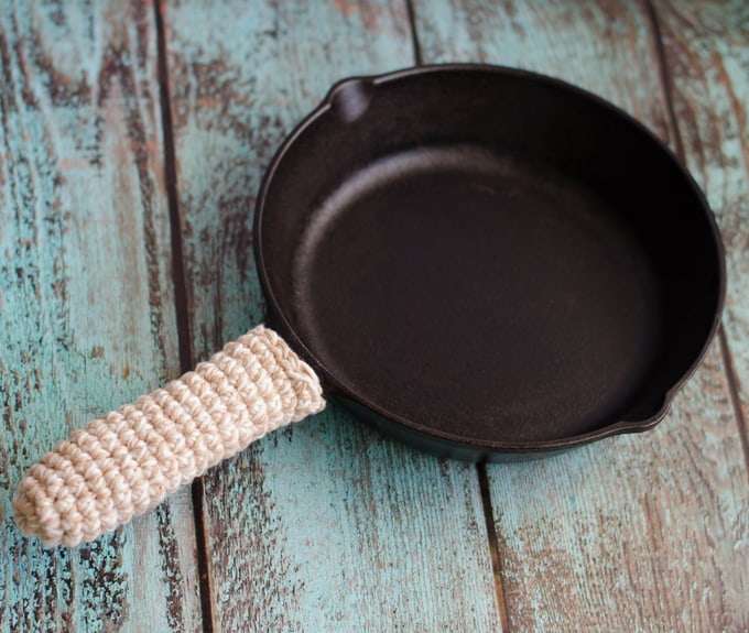 Handle for Cast Iron Skillet Pan