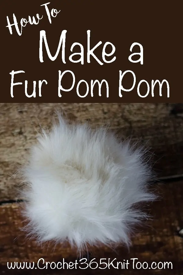 2 ways to attach a Faux Fur Pom Pom 