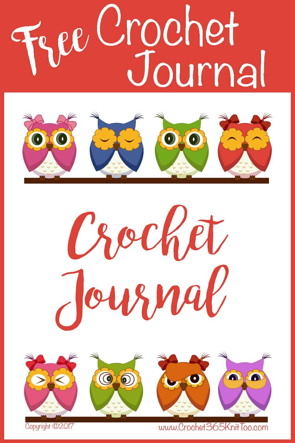 Free Crochet and Knit Journal Crochet 365 Knit Too