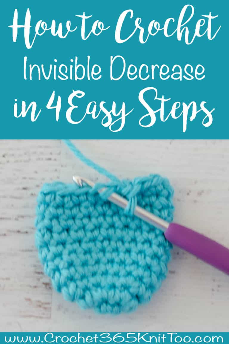 How To Crochet Single Crochet Invisible Decrease Crochet 365 Knit Too