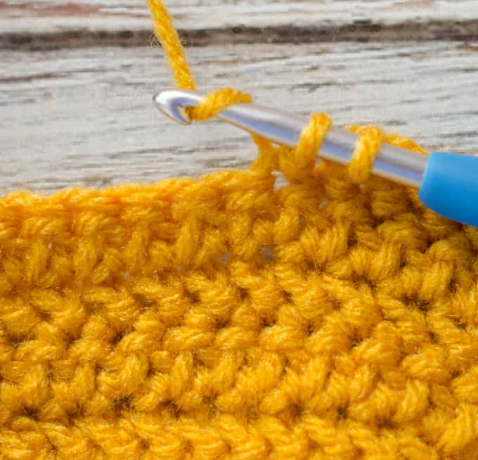 Herringbone Half Double Crochet Stitch - Crochet 365 Knit Too