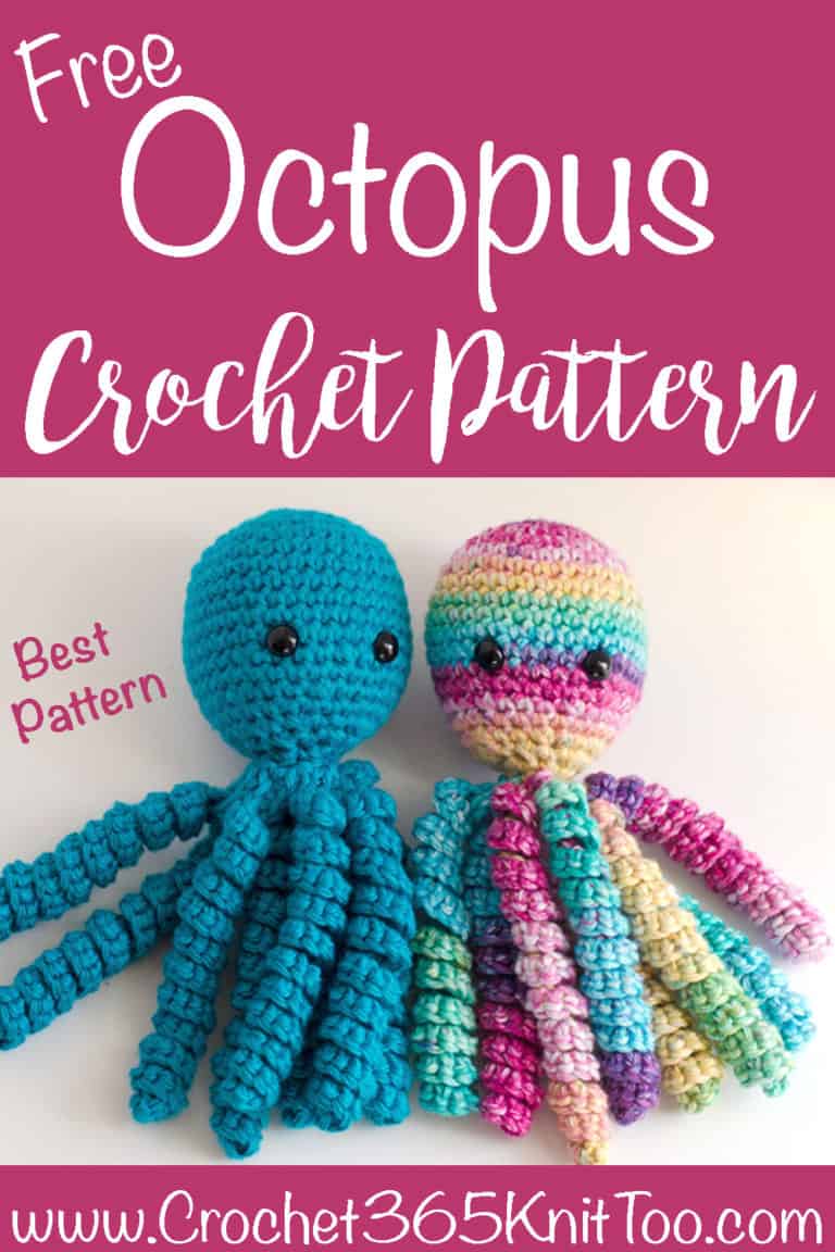 giant crochet octopus pillow