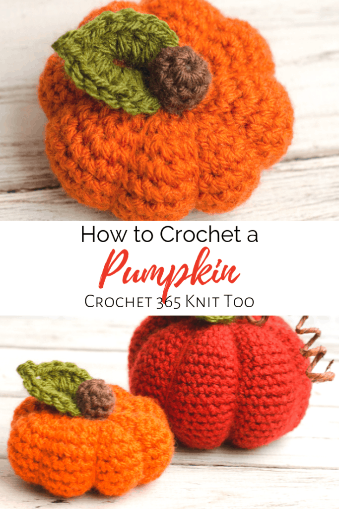 Small Crochet Pumpkin Pattern Crochet 365 Knit Too