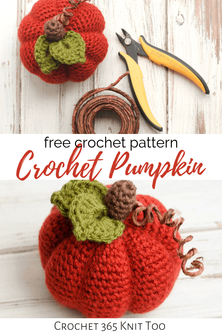 Medium Crochet Pumpkin Pattern Crochet 365 Knit Too