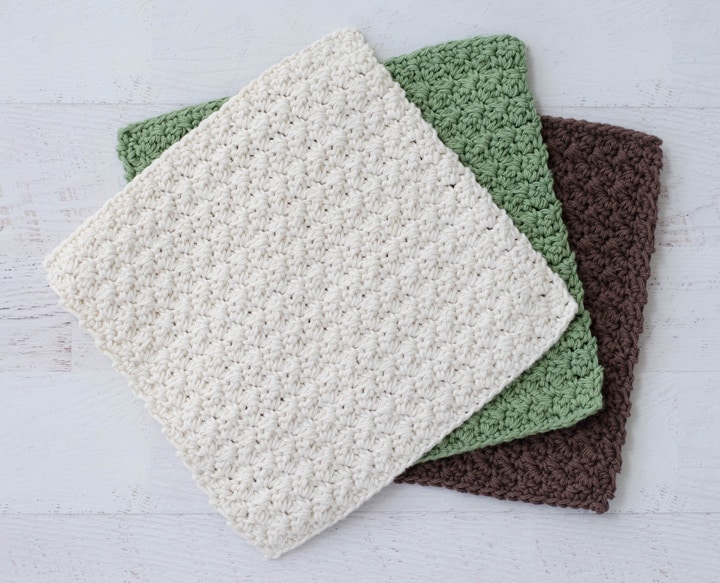 Easy Crochet Dishcloths – The Yarnery