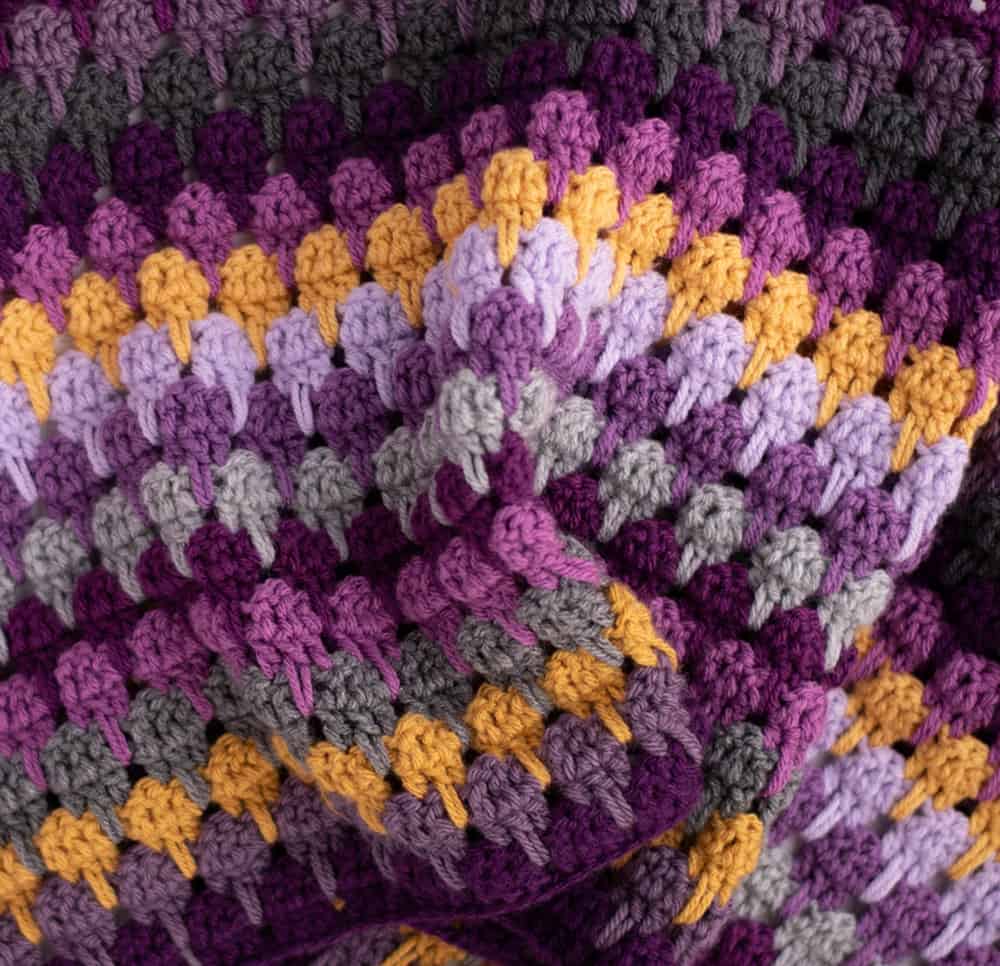 Happy Lark Crochet Scrap Blanket - Crochet 365 Knit Too