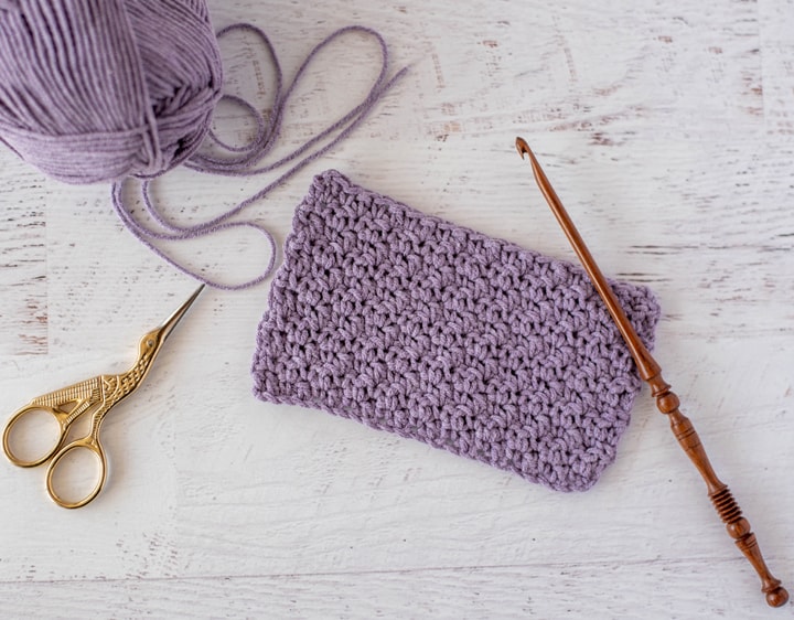 How to crochet moss stitch