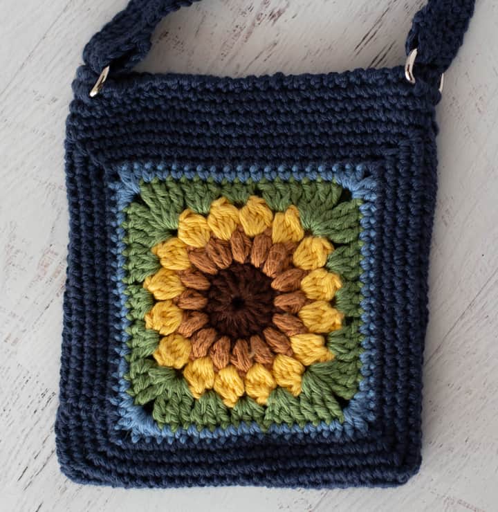Boho Sunflower Crossbody Bag