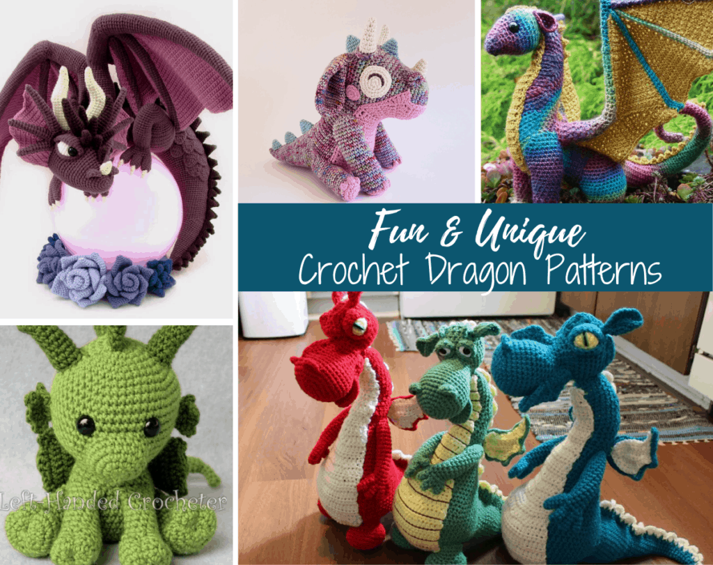 Modèles de dragon au crochet 15 bêtes glorieuses dont vous avez besoin