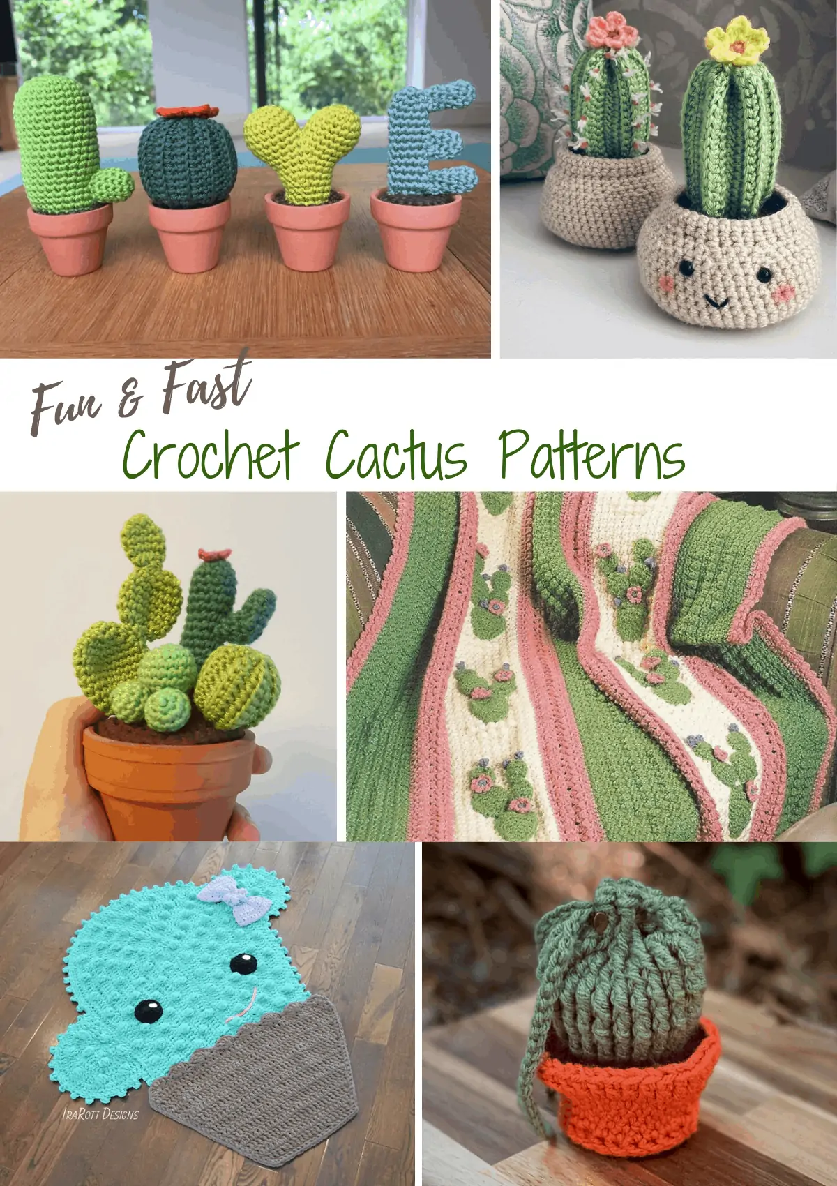 Charming Crochet Cactus to Brighten Your Day - Crochet 365 Knit Too