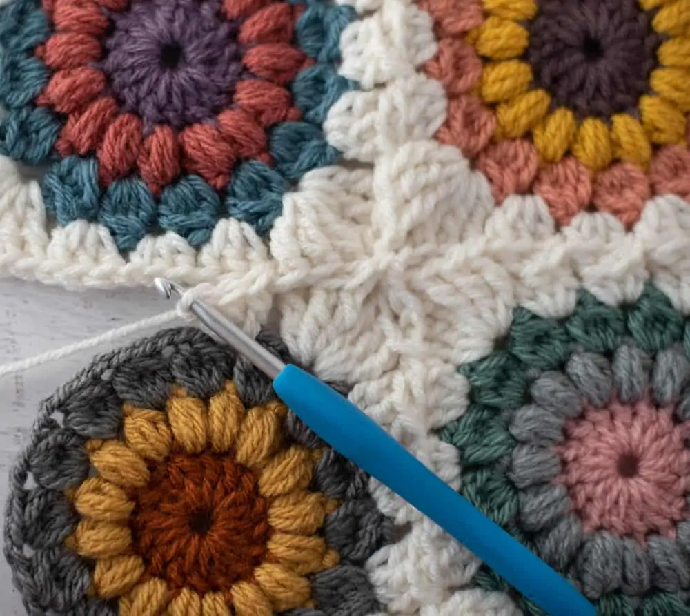 Bloom Anyway Granny Square Blanket - Crochet 365 Knit Too