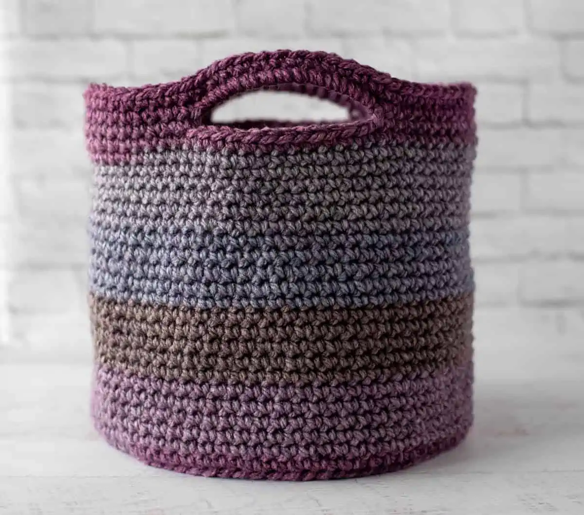 How to Crochet a Basket 
