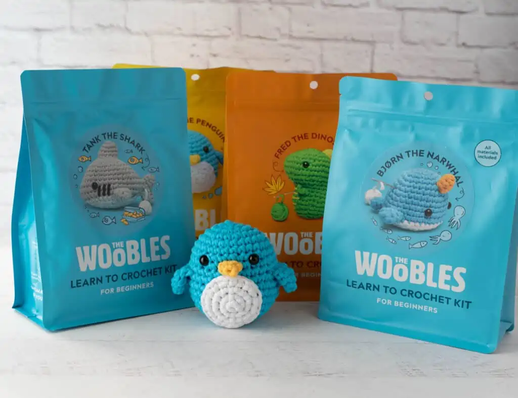 Wobbles Crochet Kit Animal DIY Beginner Crochet Kit Knitting Kit