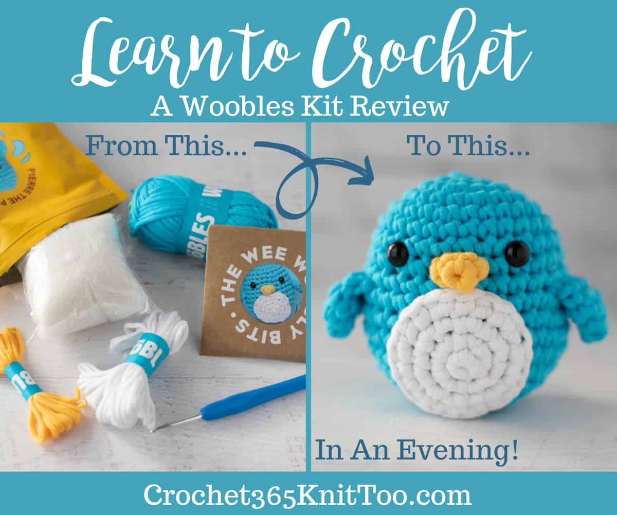 Wobbles Crochet Kit Animal DIY Beginner Crochet Kit Knitting Kit