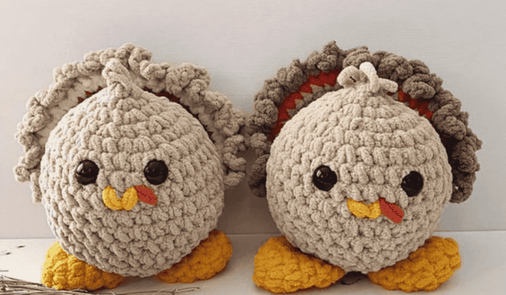 how to crochet a turkey