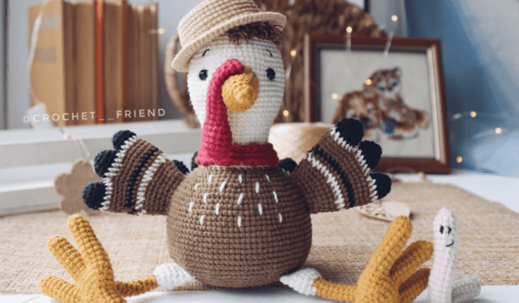 how to crochet a turkey