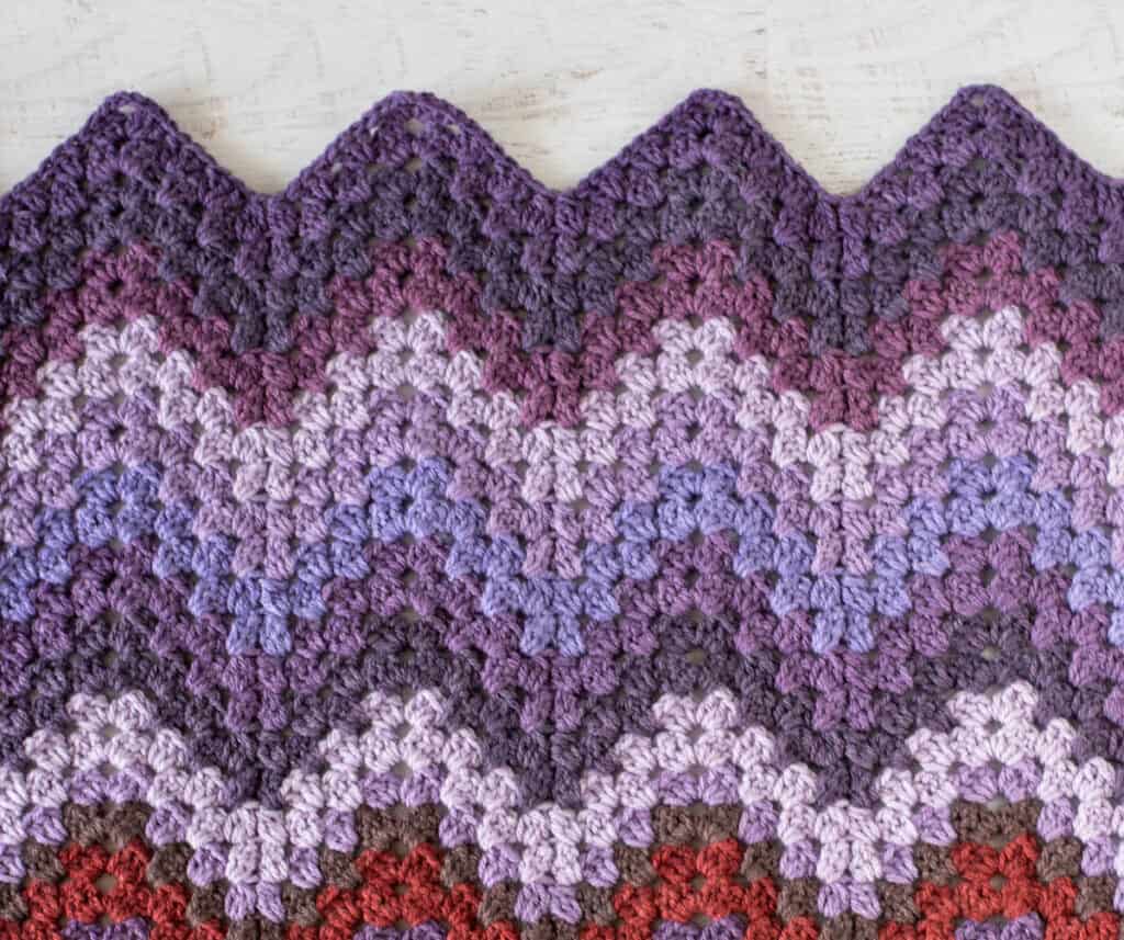 The Hills and the Hollows: A Chevron Crochet Blanket - Crochet 365