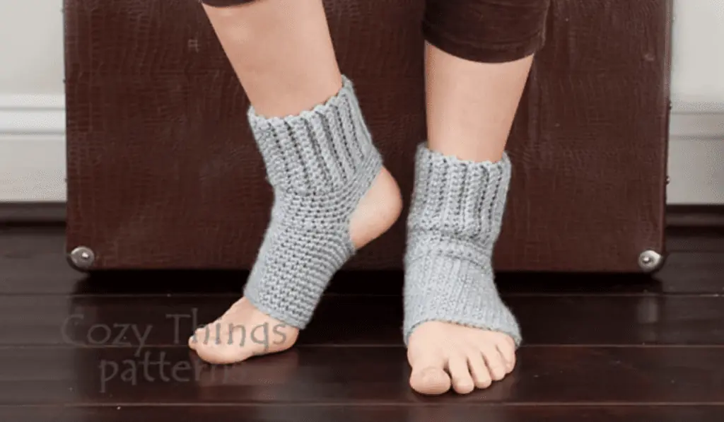 Yoga socks! No pattern. : r/crochet