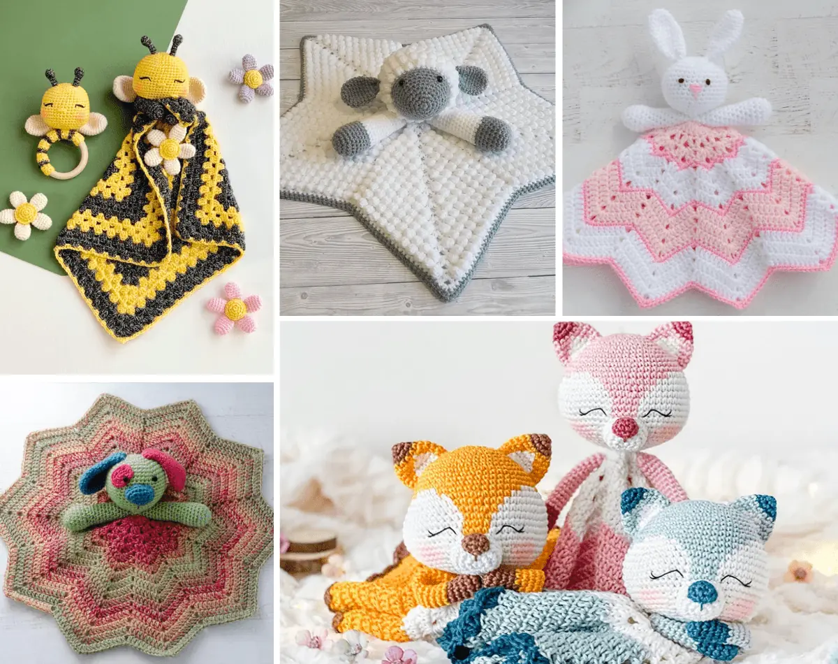 How to Make a Crochet Bear Lovey- Free Crochet Pattern - A Crafty Concept