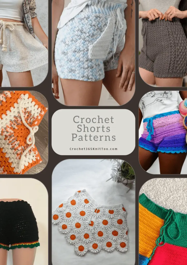 Crochet Shorts Patterns Perfect for Summer - Crochet 365 Knit Too