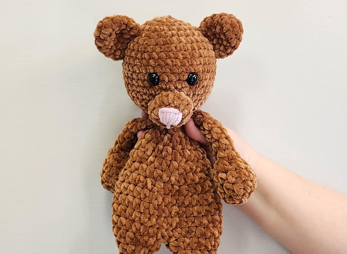 Mr Bean's teddy! (more info in comments) : r/crochet