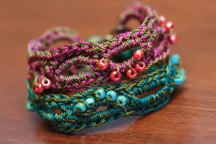 Bangles & Bracelets | Daisy Macrame/crochet Bracelet | Freeup