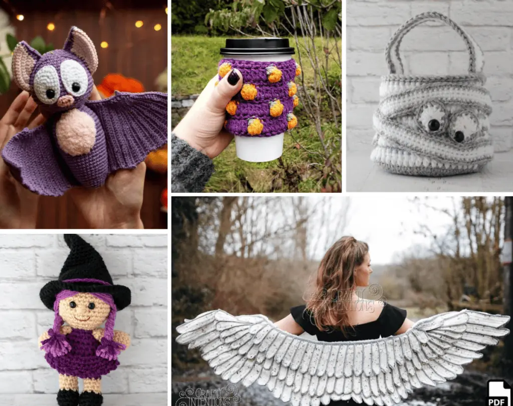 Halloween Crochet Patterns: You'll Go Batty - Crochet 365 Knit Too