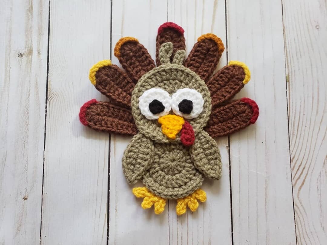 how to crochet a turkey