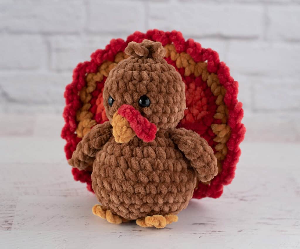 how to crochet a turkey